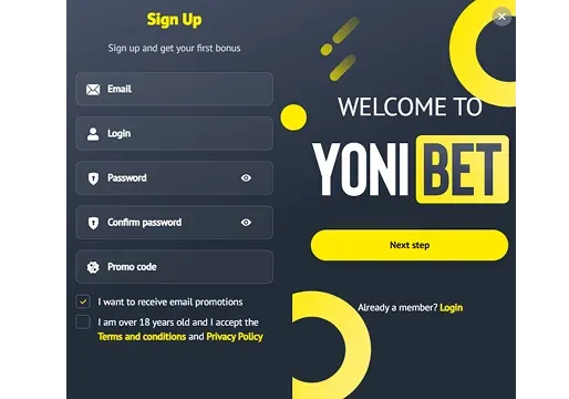 Registr Yonibet